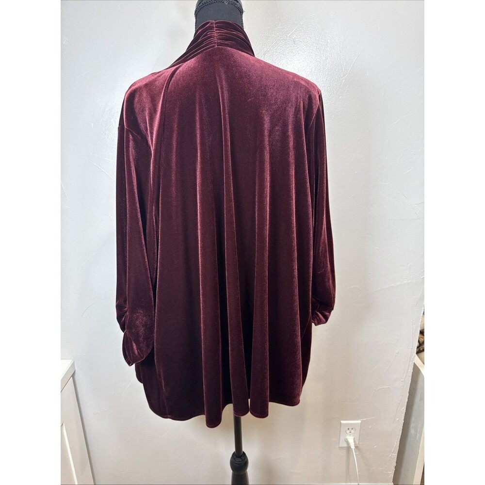 Susan Graver Tank Top and Jacket Size 2X? Wine Whimsigoth Dark Romantic - Picture 7 of 11